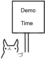 Svgbob demo time sign bunny